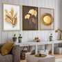 Wallity Huhu386 Cuadro Decorativo de Vidrio Templado Multicolor 30 x 40 cm (3 piezas)